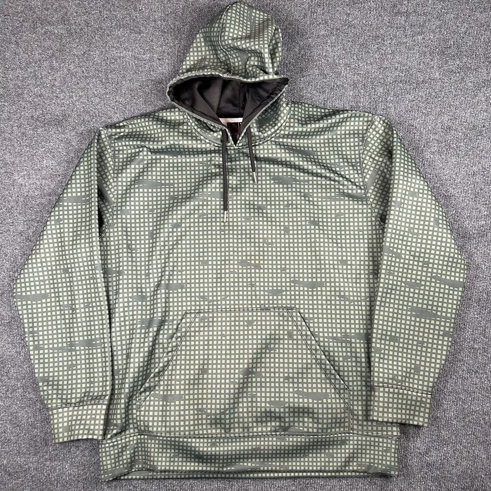 OAF Nation Pullover Hoodie Sweatshirt Green DNC Camo Men's Size XL RARE
